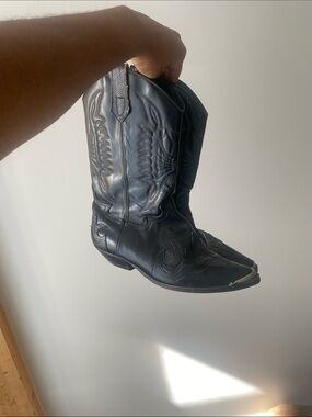 Seychelles Black Western Heeled Boots